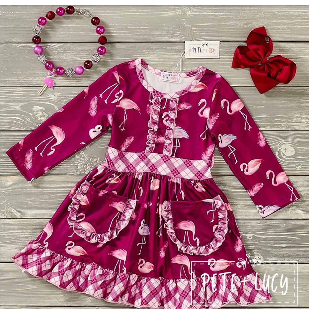 Pete + Lucy long sleeve dress